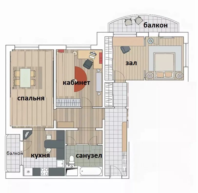 m. Dolgoprudnaya: Apartment, 3-rooms