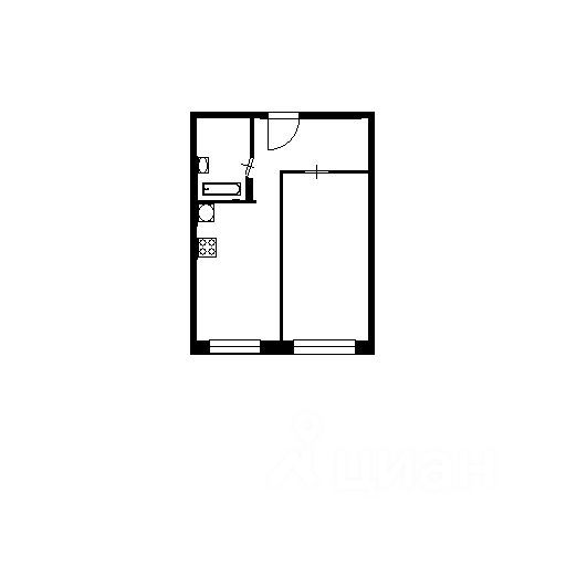 m. Lukhmanovskaya: Apartment, 1-rooms