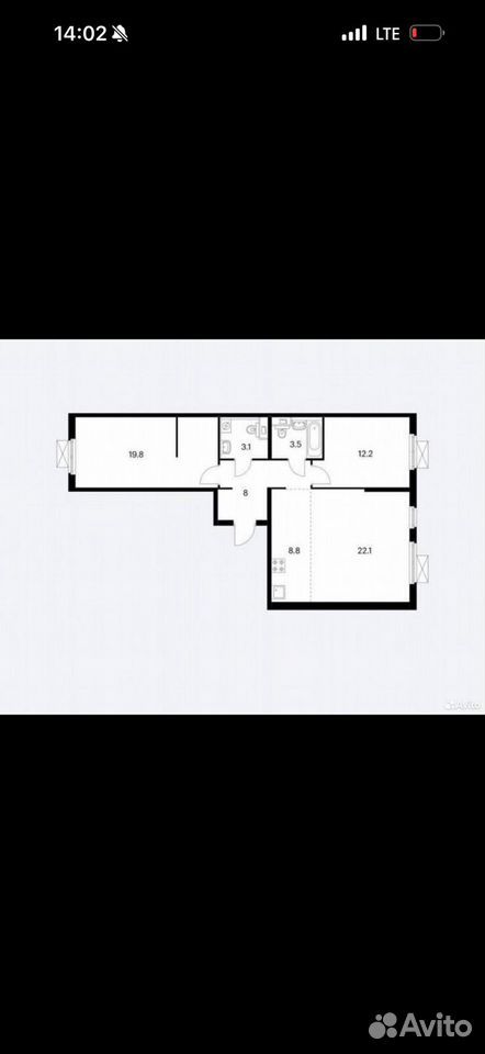 m. Savelovskaya: Apartment, 2-rooms