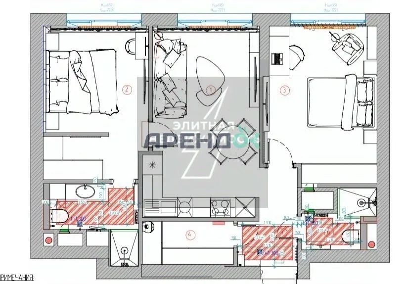 m. Studencheskaya: Apartment, 2-rooms