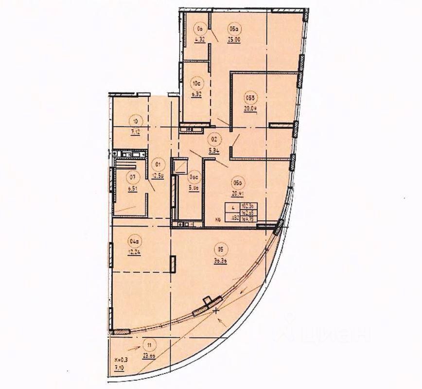 m. Belomorskaya: Apartment, 4-rooms