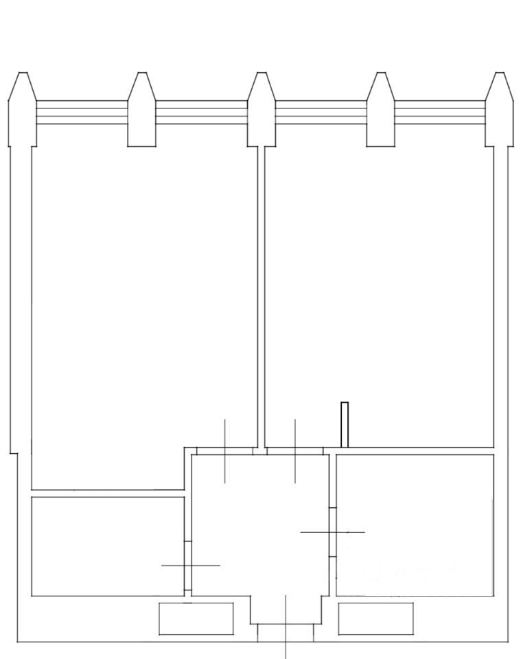 m. ZIL: Apartment, 2-rooms
