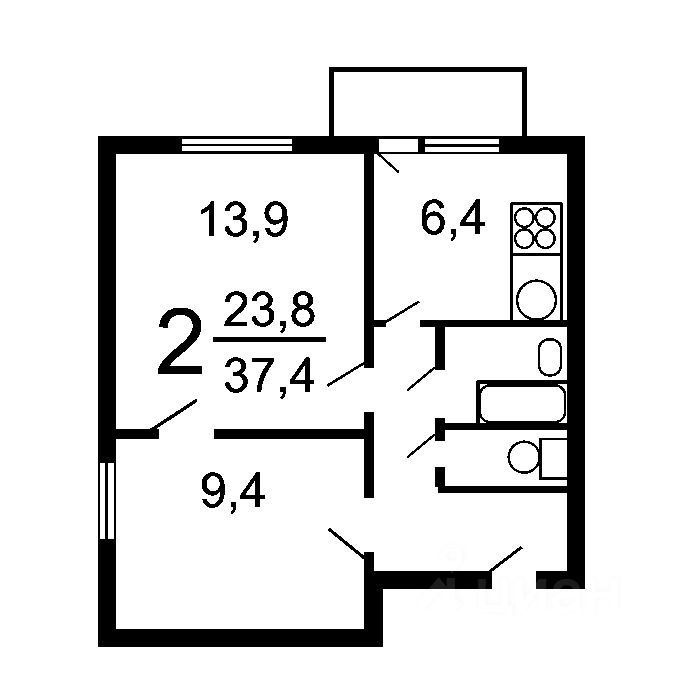 m. Mendeleevskaya: Apartment, 2-rooms