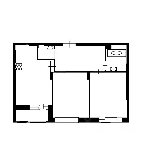 m. Molzhaninovo: Apartment, 2-rooms