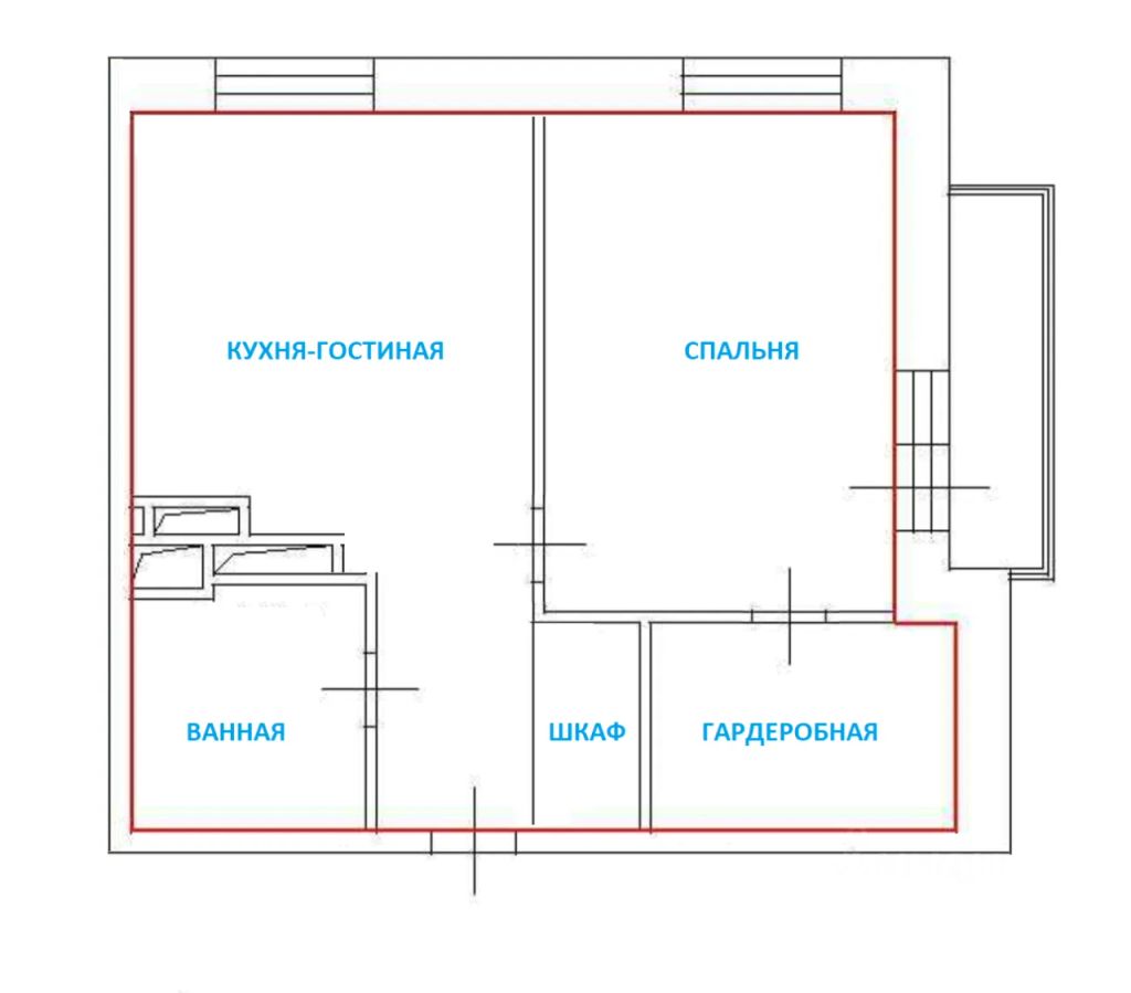 m. Ozernaya: Apartment, 1-rooms
