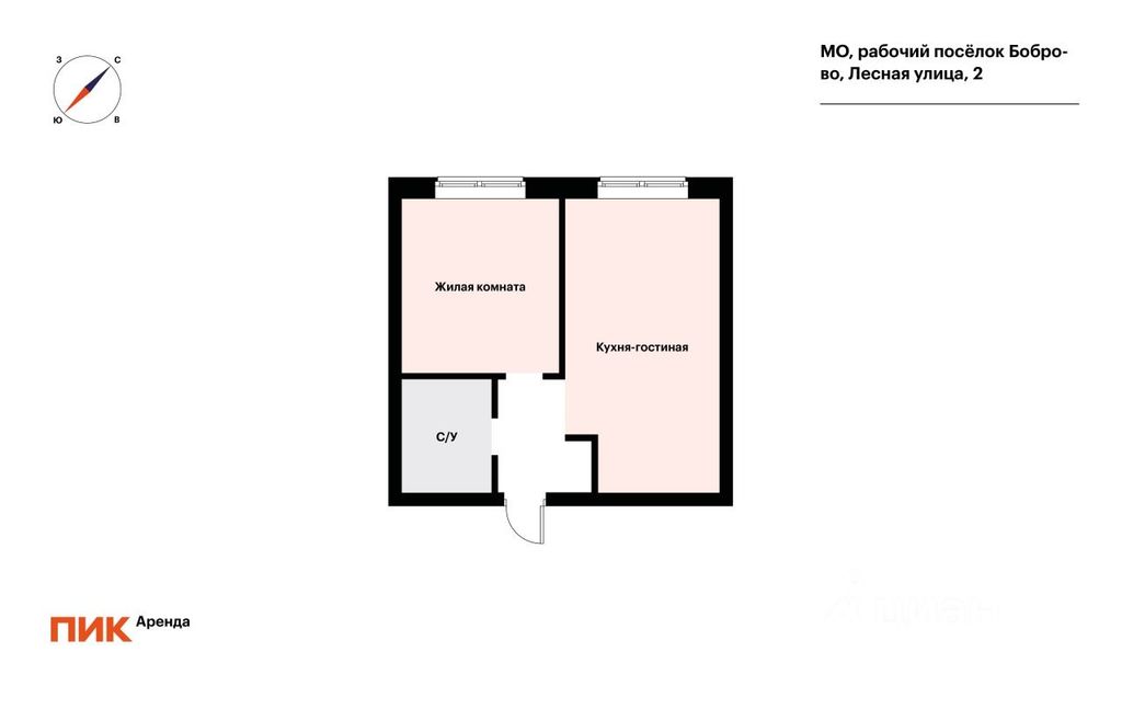 m. Bitsa: Apartment, 1-rooms