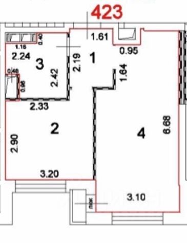 m. Lyubertsy I: Apartment, 1-rooms