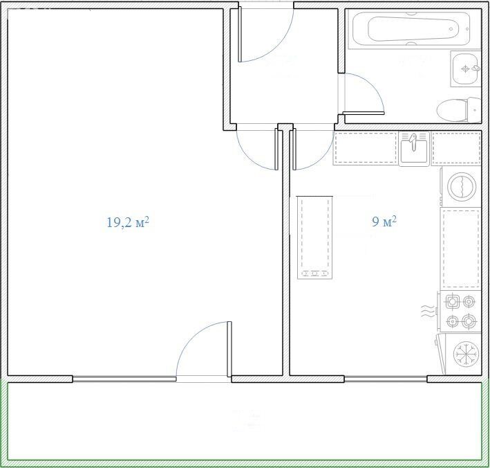 m. Prospekt Mira: Apartment, 1-rooms