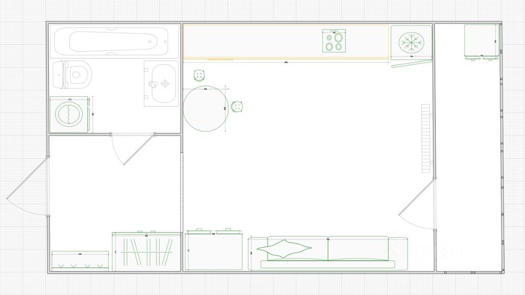 m. Odintsovo: Apartment, studio