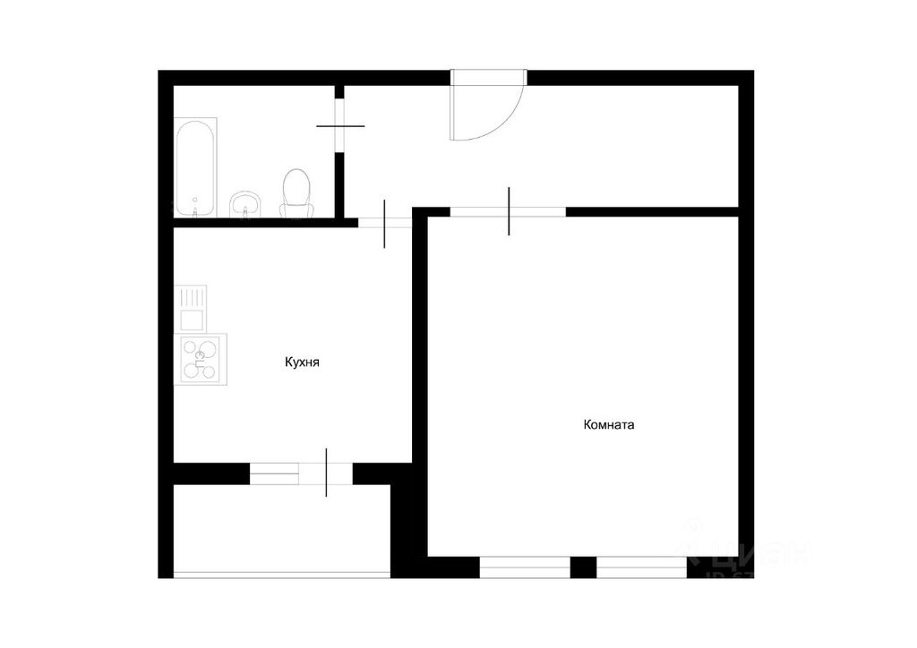 m. Belomorskaya: Apartment, 1-rooms