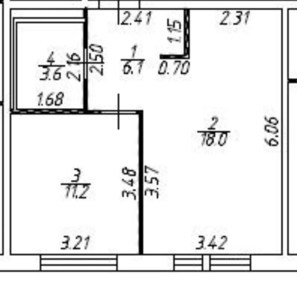 m. Scherbinka: Apartment, 1-rooms