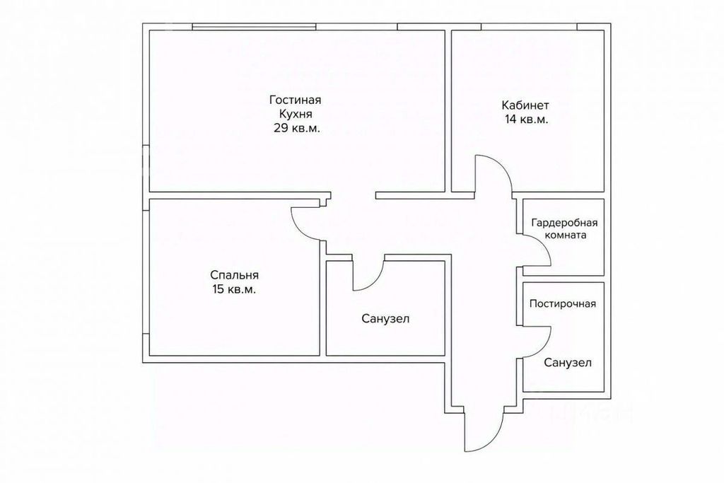 m. Davydkovo: Apartment, 3-rooms