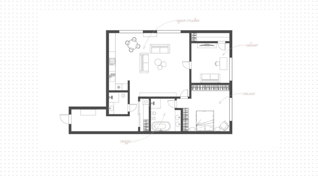m. Mayakovskaya: Apartment, 3-rooms