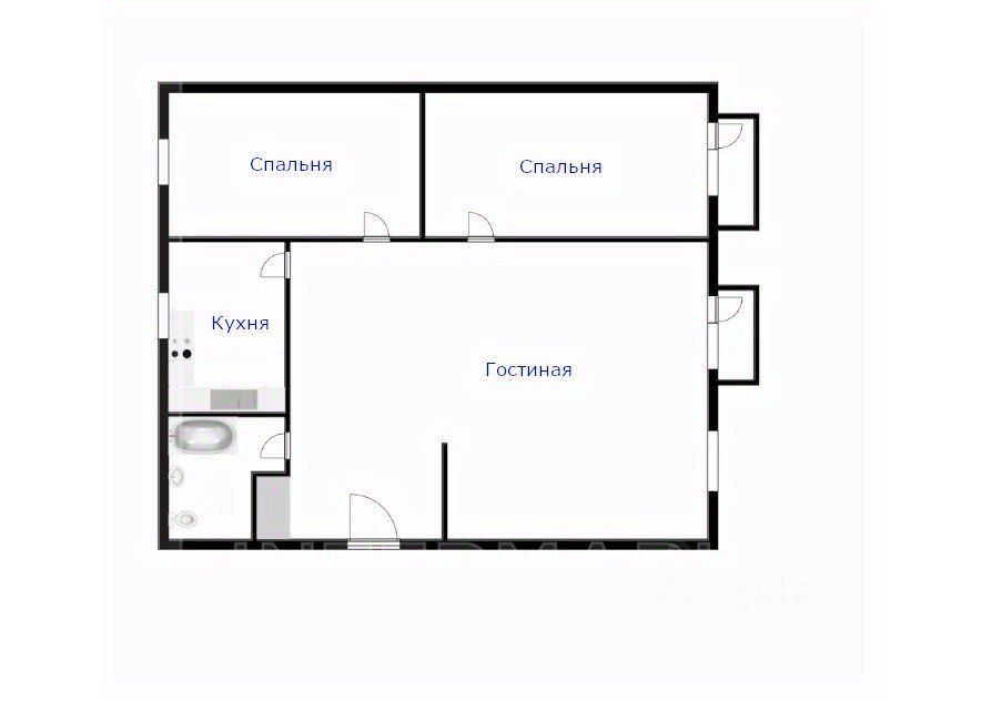 m. Teatralnaya: Apartment, 3-rooms