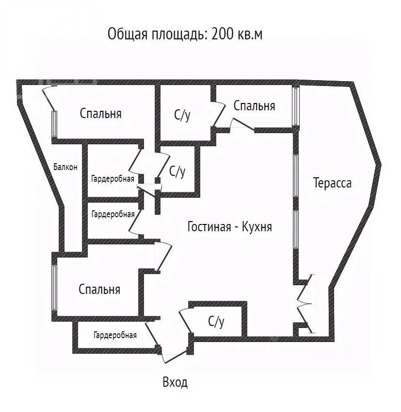 m. Smolenskaya: Apartment, 4-rooms
