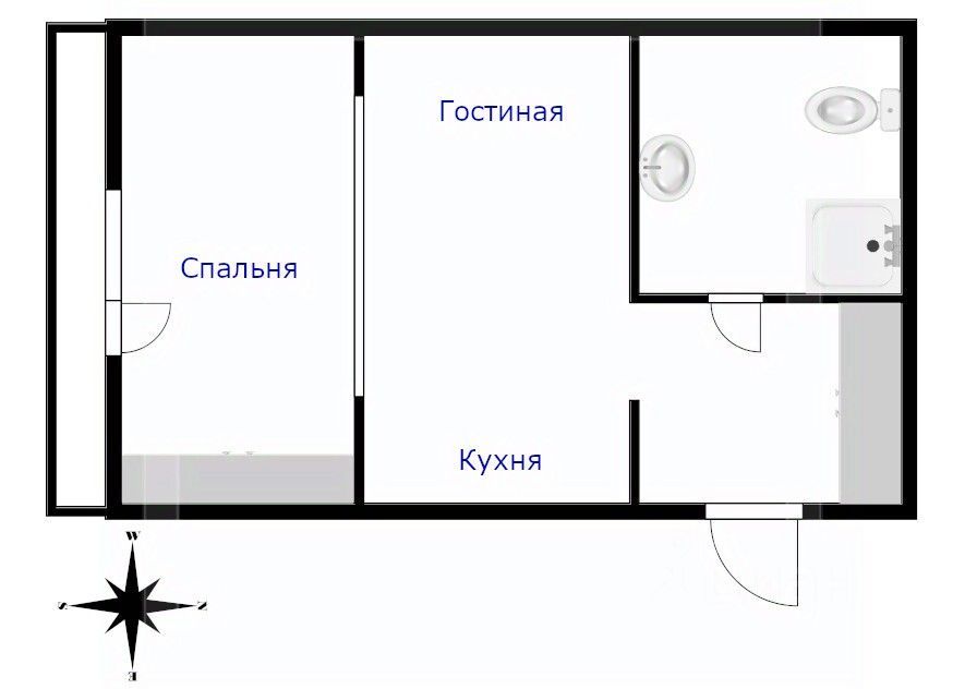 m. Alekseevskaya: Apartment, 1-rooms