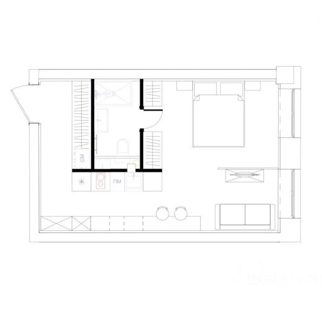 m. Preobrazhenskaya ploschad: Apartment, 1-rooms