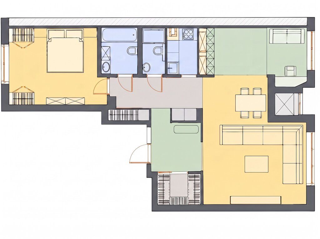 m. Matveevskoe: Apartment, 2-rooms