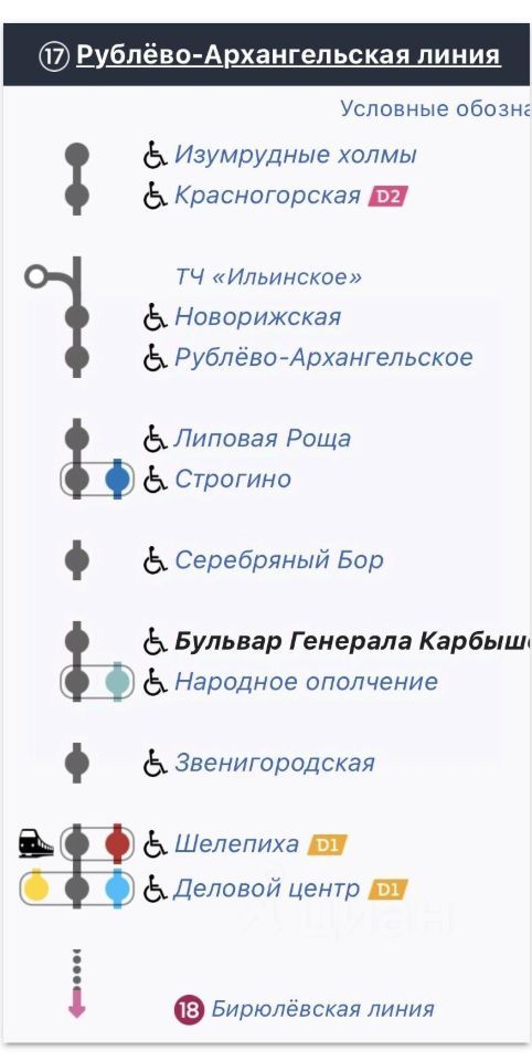 m. Strogino: Apartment, 3-rooms