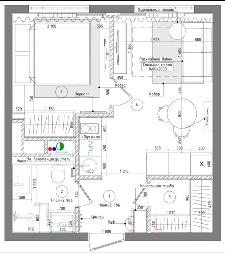 m. Botanichesky sad: Apartment, 1-rooms