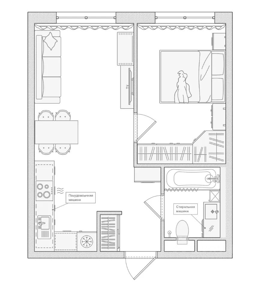 m. Vodny stadion: Apartment, 1-rooms