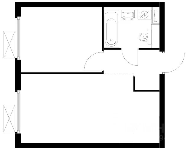m. Lokomotiv: Apartment, 1-rooms