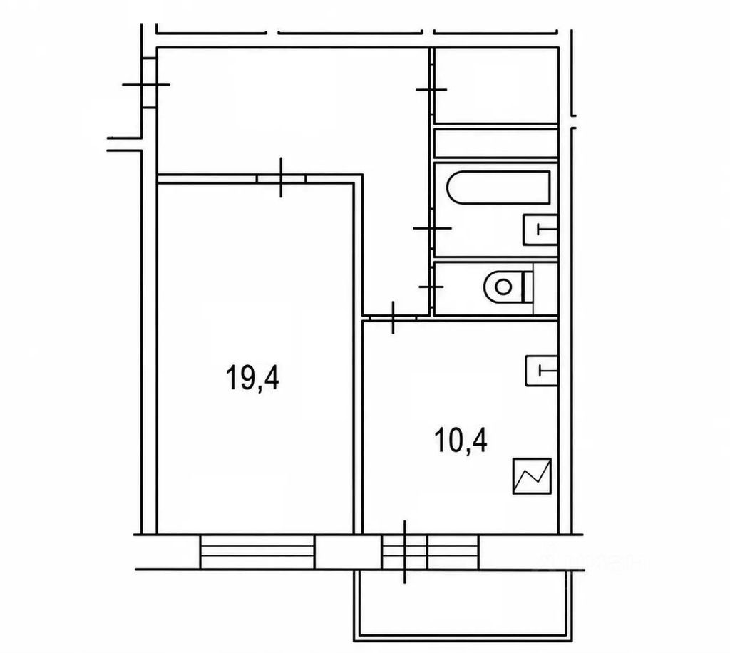 m. Novatorskaya: Apartment, 1-rooms