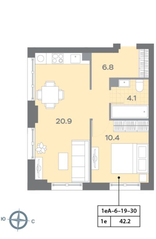 m. Seligerskaya: Apartment, 1-rooms