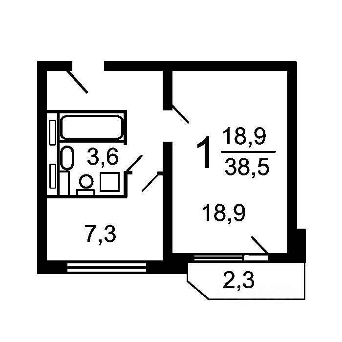 m. Ulitsa 1905 goda: Apartment, 1-rooms