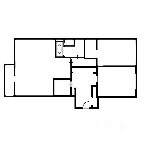 m. Chkalovskaya: Apartment, 3-rooms