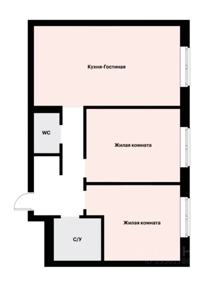 m. Pervomayskaya: Apartment, 2-rooms