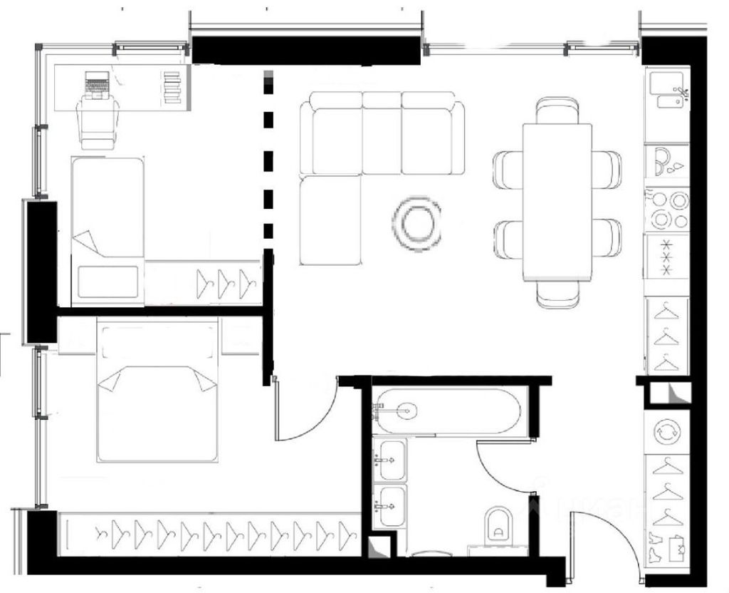 m. Ugreshskaya: Apartment, 2-rooms