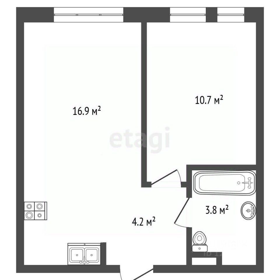m. Kotelniki: Apartment, 1-rooms