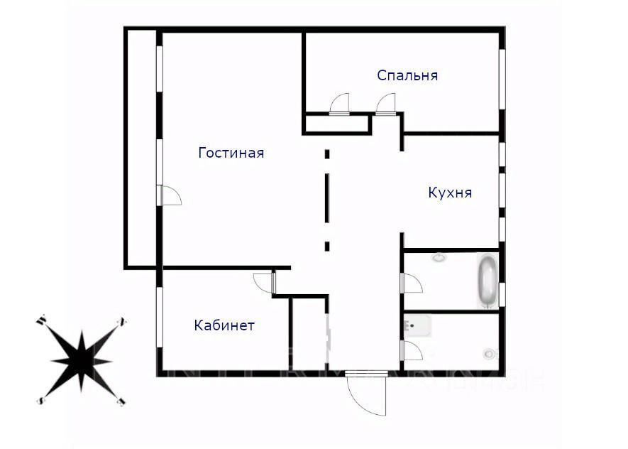 m. Kitay-gorod: Apartment, 3-rooms