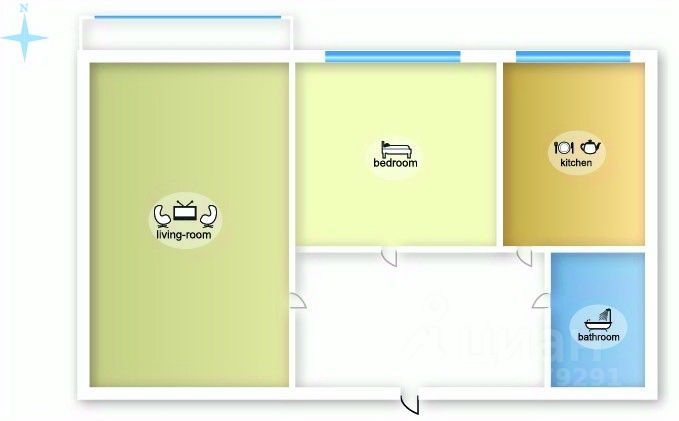 m. Mayakovskaya: Apartment, 3-rooms