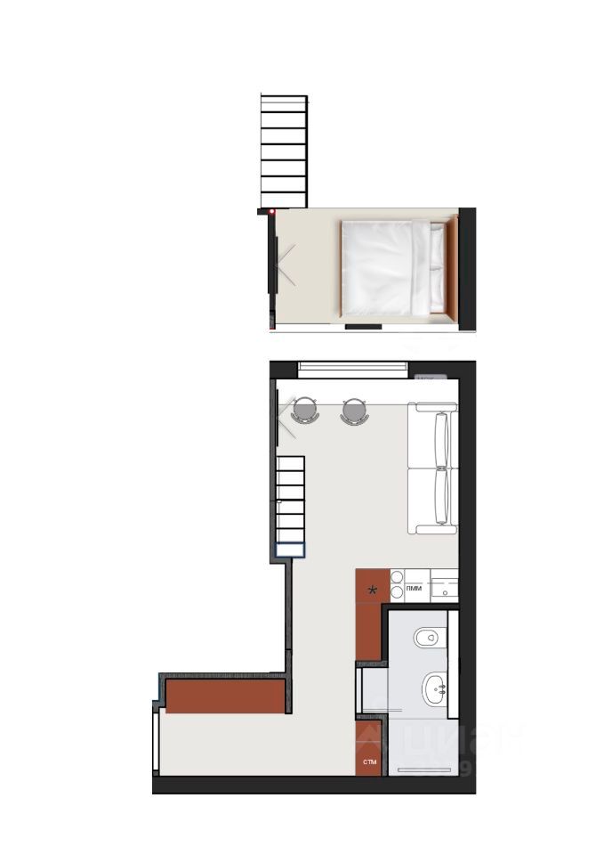 m. Skolkovo: Apartment, studio