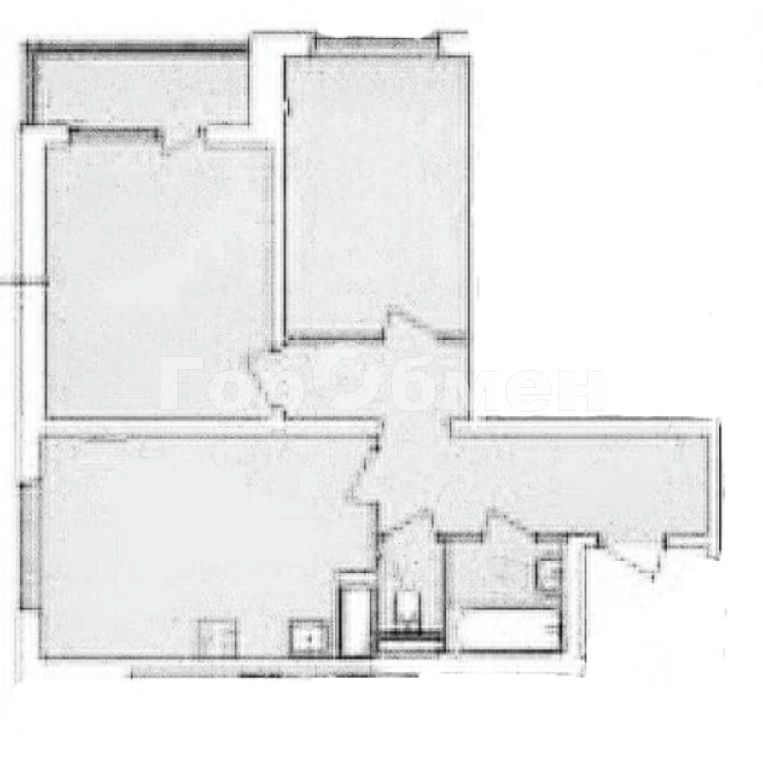 m. Lesoparkovaya: Apartment, 3-rooms