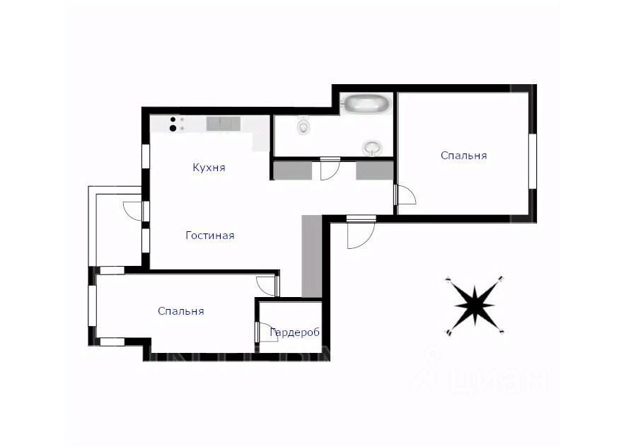 m. Kitay-gorod: Apartment, 3-rooms
