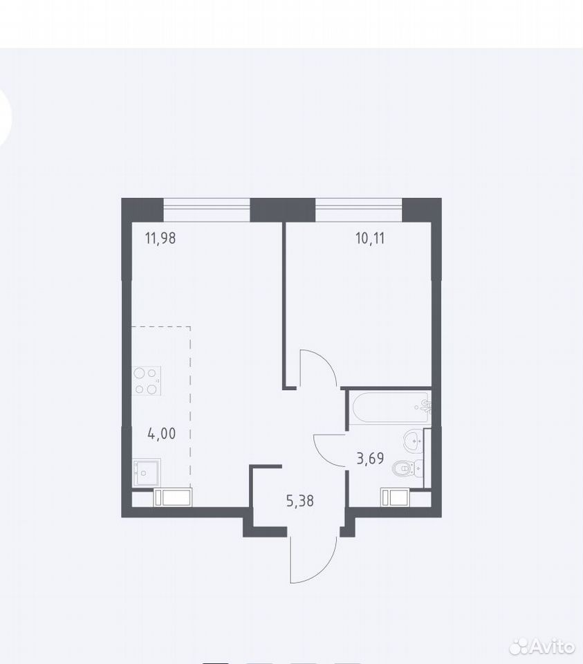 m. Novomoskovskaya (Kommunarka): Apartment, 1-rooms