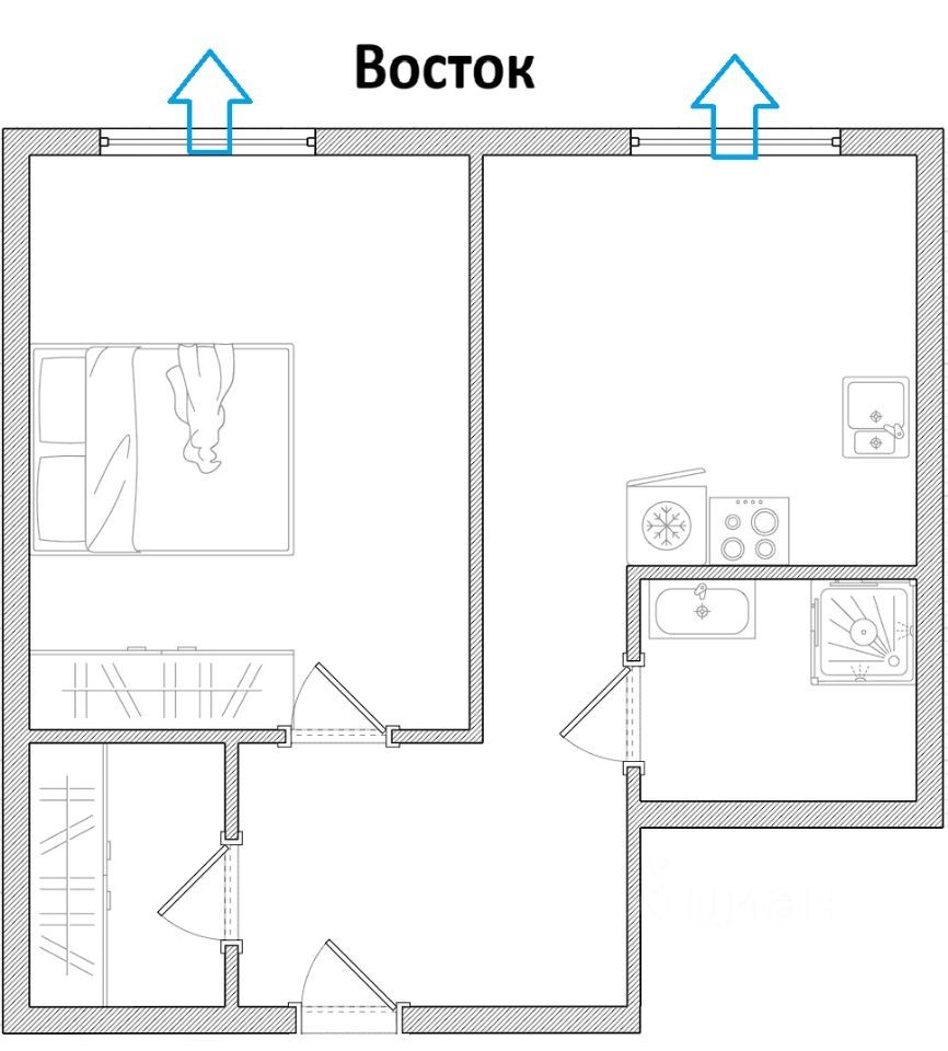 m. Kuntsevskaya: Apartment, 1-rooms