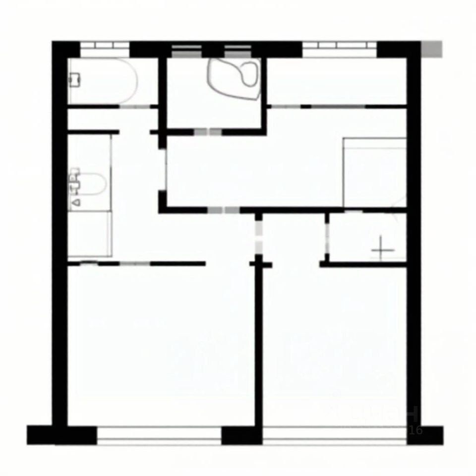 m. Scherbinka: Apartment, 2-rooms