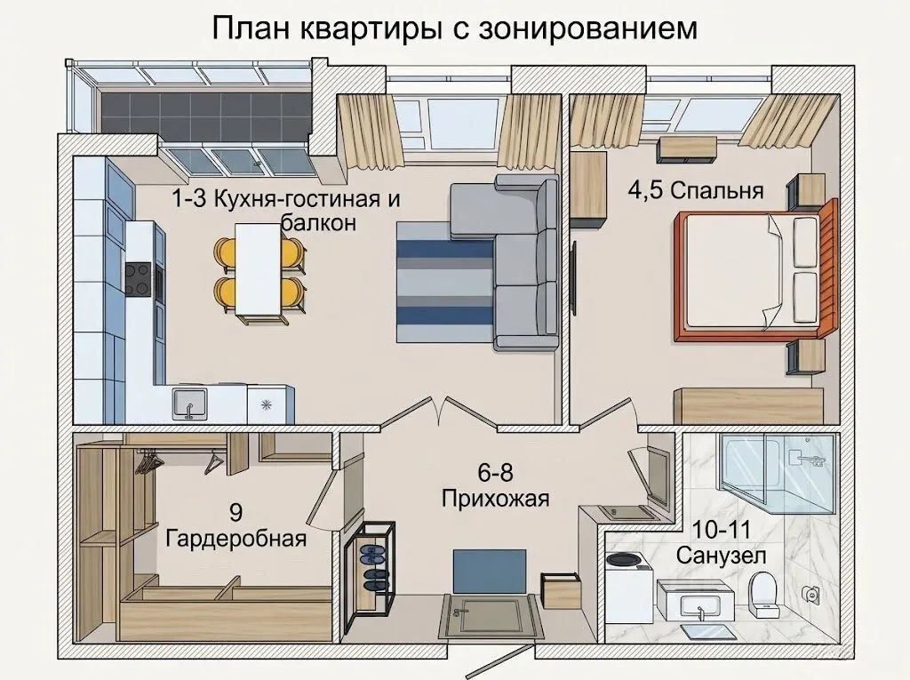 m. Spartak: Apartment, 1-rooms