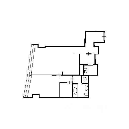 m. Moskva-Siti: Apartment, 2-rooms