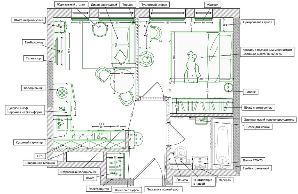 m. Dubrovka: Apartment, 1-rooms
