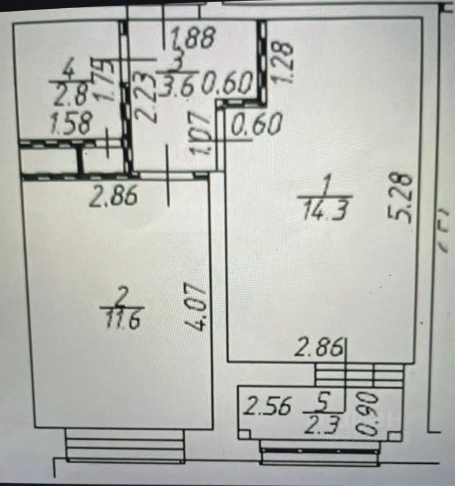 m. Khlebnikovo: Apartment, 1-rooms