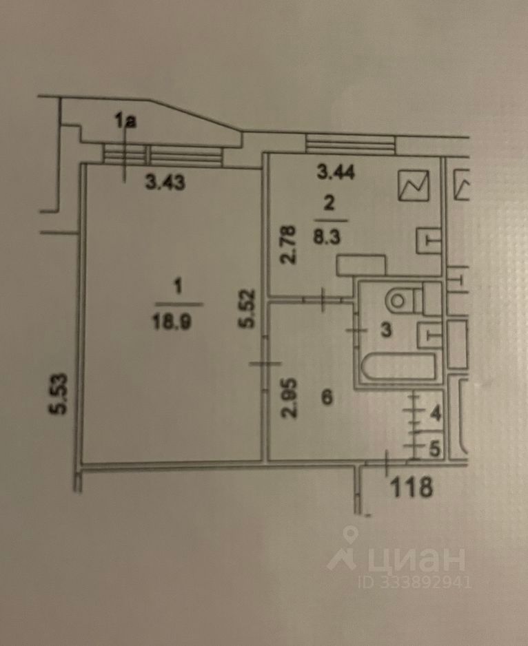 m. Khoroshevskaya: Apartment, 1-rooms