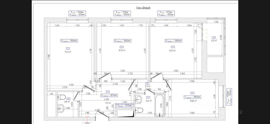 m. Strogino: Apartment, 3-rooms