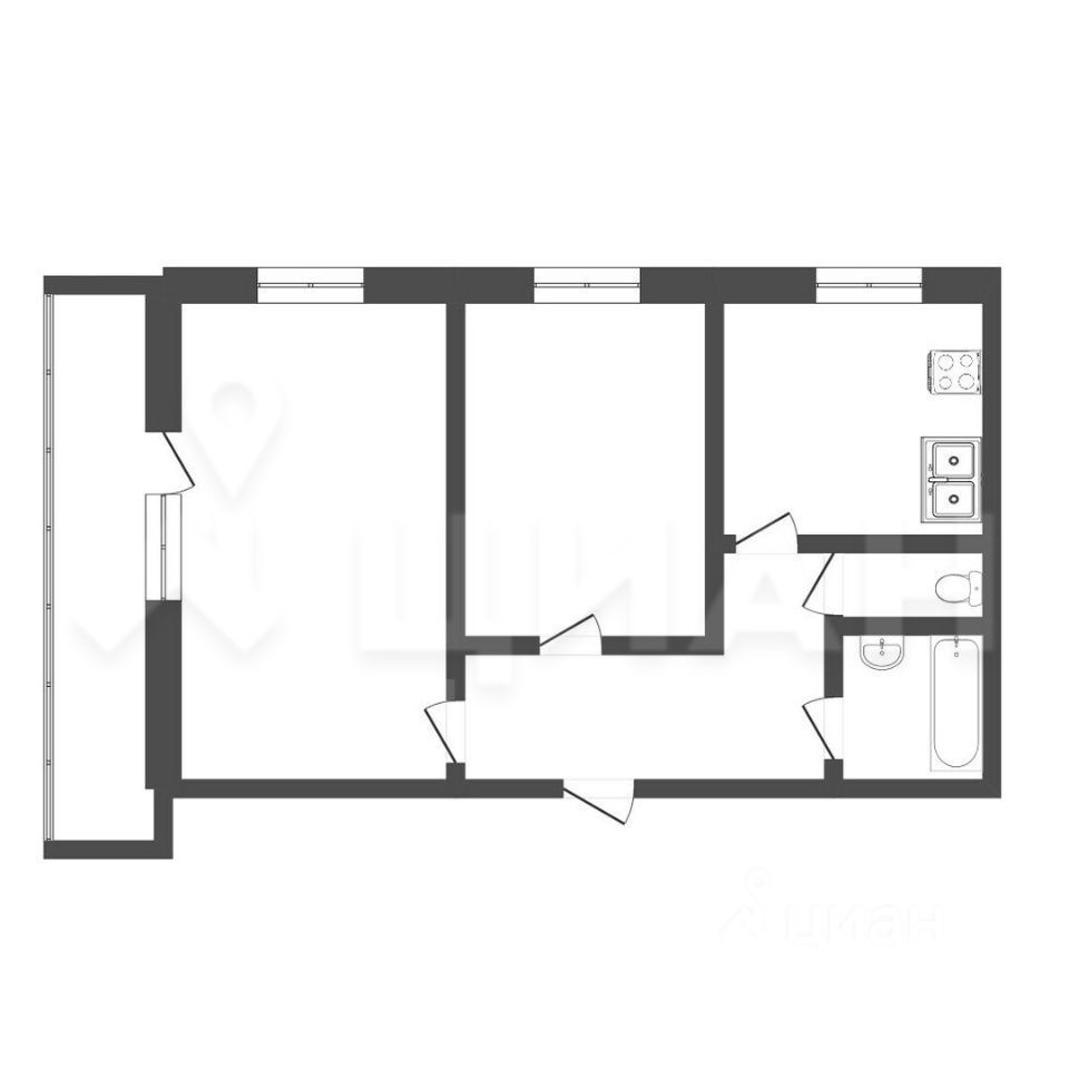 m. Krylatskoe: Apartment, 2-rooms