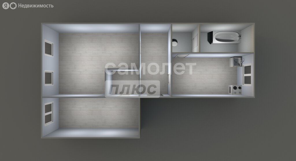 m. Podolsk: Apartment, 2-rooms