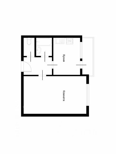 m. Mendeleevskaya: Apartment, 1-rooms